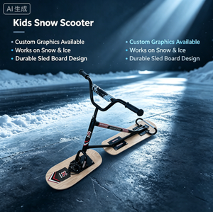Motoneige gonflable pour adultes, en acier et aluminium épaissis, double planche, pour le freestyle, le <span class=keywords><strong>ski</strong></span> de randonnée, le patinage, portable et durable - Product Image 1