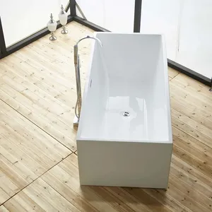 Bồn tắm hình chữ nhật freestanding Acrylic bồn tắm thời trang ngâm hiện đại Acrylic bồn tắm Trung Quốc Trắng Acrylic bồn tắm