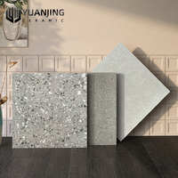 Carreaux de porcelaine de qualité supérieure 600x600 mm, finition mate, effet marbre, carreaux modernes en terrazzo, carreaux de sol pour salon et salle de bain