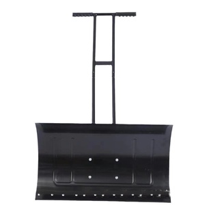 พลั่วตักหิมะด้ามไม้ปรับระดับได้พร้อมล้อ สีขาว/เทา/ดำ - Product Image 4