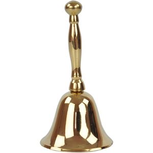 Maithil Art 4 \ "Campana de llamada de latón pulido de mano Vintage Servicio de recepción Contador de llamada Campana para paciente de conserje de vestíbulo - Product Image 2