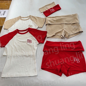 Kadın Yazlık Giyim Özel Şirin Fiyonklu Kadın Kısa Kollu Şortlu Ev Giysisi Fiyonklu Takım Kadın 2 Parça Kıyafet - Product Image 5