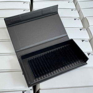 Wholesale Matte Black Cashmere Lashes Trays Lash Supplies Private Label 0.03 0.05 0.07 Lash Individual <strong>Eyelash</strong> <strong>Extension</strong> - Product Image 1