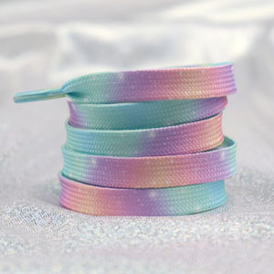 Modello individuale di Alta-top Scarpe Da Ginnastica di Tela Lacci Delle Scarpe Lacci Delle Scarpe Colorful Tie Dye Del Fumetto di Modo - Product Image 3