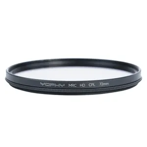 Yophy câmera circular polarizada, filtros de câmera mrc hd cpl de 40.5mm, acessórios para lente de câmera