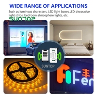 Télécommande sans fil 433MHz DC 5V 12V 24V 48V LED Dimmer Switch Light Brightness Adjustable Remote Controller Dimmable Module Transmitter