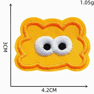 Cute Self Sticker Embroidery <b>Biscuit</b> Egg Patches for Decoration - Product Image 2
