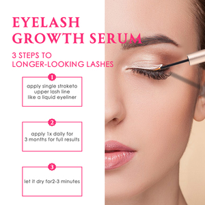 Suero de crecimiento de pestañas para extensiones de pestañas Suero de pestañas Vegano Natural Lash Boost Eyebrow Enhancer - Product Image 4