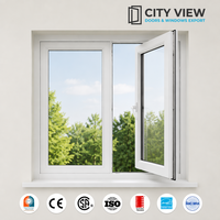 Ventanas de Aluminio Minimalistas de Estilo Europeo, Impermeables, Resistentes al Viento y de Ahorro Energético, Personalizadas para Cocina y Chalet