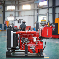 Moteur diesel turbocompressé refroidi à l'eau 4 cylindres 90kW 3000RPM Moteur à eau puissant à haute efficacité et à économie d'énergie
