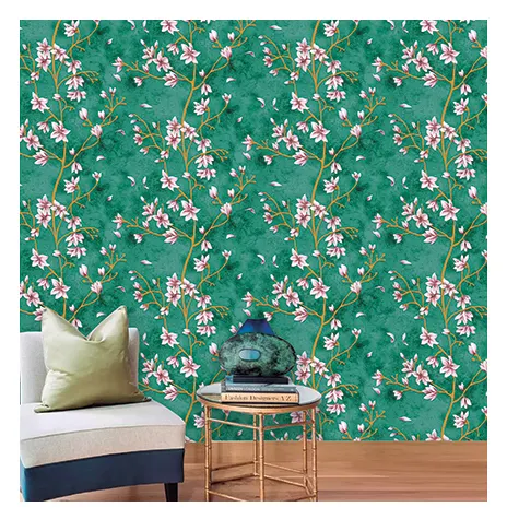 3d tree nature wallpaper pvc Wallpaper rolls flower designs Wall paper landscape 0.53m rolls wallpaper For Home decoration