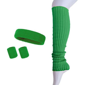 Calentadores de <span class=keywords><strong>Piernas</strong></span> para Mujer, Diadema de los 80, Muñequeras, Conjunto de Calentadores de <span class=keywords><strong>Piernas</strong></span> de Neón - Product Image 6