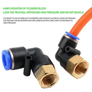 Conector Neumático de Empuje Rápido Serie SPLF de Hofujng, Tipo L, 90 Grados, Rosca Hembra, Codo de Plástico para Manguera de Aire - Product Image 5