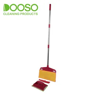 Upright Broom and Dustpan Set with Long Handle Reusable Floor Scrubber Brush Household Cleaning
