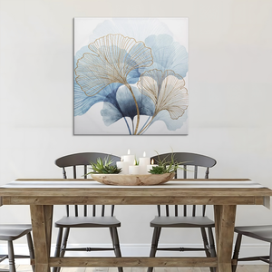 Arte Mural para Sala de Estar, Pintura al Óleo de Flores 100% Pintada a Mano sobre Lienzo, Enmarcada, Rosa Blanca Grande, 22930 - Product Image 4
