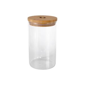 Pot de conservation Pandoo avec couvercle en bambou, lot de 12, récipient en verre pour la cuisine - Product Image 1