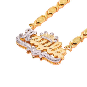 <span class=keywords><strong>Targhetta</strong></span> 3D <span class=keywords><strong>collana</strong></span> di due colori per le donne personalizzato doppio strato collane <span class=keywords><strong>con</strong></span> cuore <span class=keywords><strong>collana</strong></span> gioielli - Product Image 5