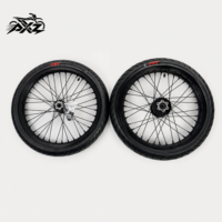 Kit de roues Supermoto CNC en aluminium 17 pouces Surron Light Bee X LBX Talaria MX3 MX4 XXX, ensemble de pneus haute performance pour la route