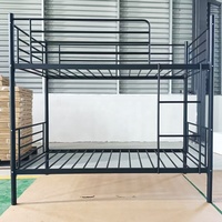 Lit superposé en acier moderne, durable, portable et réglable, séparable en lit double, pour hôtel, hôpital, salon, école, dortoir
