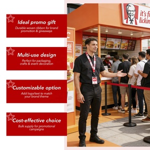 Reducción de aranceles Respetuoso con el medio ambiente Sublimación Impreso Llavero de poliéster Cuello de nylon Tejido Tarjeta de identificación Titular de la insignia Cordón - Product Image 3