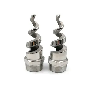 1/4 Stainless steel 316 metal dust control spiral nozzle Spiral Nozzle,Dust removal spiral cooling nozzle