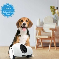 Smart Companion Robot pour animaux de compagnie peut vous permettre de voir, d'entendre, de jouer avec et de traiter vos animaux de compagnie en utilisant la connexion wifi APP gratuite