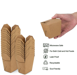 Trung quốc dùng một lần đóng gói thực phẩm container Takeaway doner hộp 16oz 26oz 32oz kraft giấy mì hộp - Product Image 2