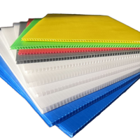 Feuilles de plastique ondulé Coroplast 1220*2440 Coreflute PP Board coupe de feuilles ondulées ignifuges