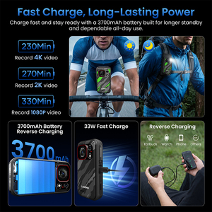 LAGENIO Eagle <span class=keywords><strong>Pro</strong></span> Ultra Wide 152 °   Cámara de Acción para Teléfono 4K 30fps con Triple Cámara y EIS, Venta al Por Mayor para Agentes y Distribuidores de Telecomunicaciones - Product Image 6