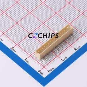 HCZZ0002-16 Wire-to-Board Pin Header Bent Lead Through Hole,P=1.5mm Connector 1x16P 1.5mm Right Angle Insert ZH - Product Image 1