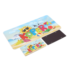 <span class=keywords><strong>Plaque</strong></span> d'<span class=keywords><strong>immatriculation</strong></span> de véhicule personnalisée avec logo, en aluminium réfléchissant, à prix abordable - Product Image 5