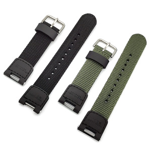 Bracelet de montre en nylon souple pour G-Shock SGW100 avec boucle ardillon, 25-12 mm, en toile - Product Image 1