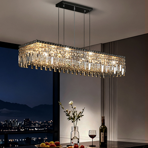 Đèn LED hiện đại Đèn treo nhà hàng Đảo bếp Phòng khách Đèn treo nhà bếp trên bàn Đèn chùm pha lê sang trọng - Product Image 4