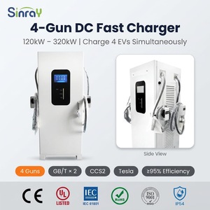 Station <span class=keywords><strong>de</strong></span> recharge rapide pour véhicules électriques DC 320 kW à quatre pistolets, écran tactile 10 pouces, protocole GBT CCS2, étanche IP54, borne <span class=keywords><strong>de</strong></span> recharge publique pour voitures - Product Image 1
