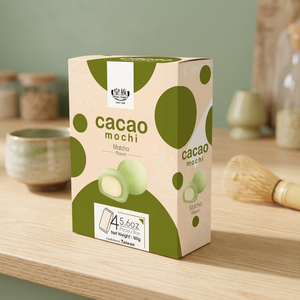 ขนมปี 2025 ยี่ห้อ Snacks Maker ขายดี 168 กรัม โกโก้โมจิ-มัทฉะ สควิชชี่ไดฟุกุ ผลิตในไต้หวัน อายุการเก็บรักษา 1 ปี - Product Image 2