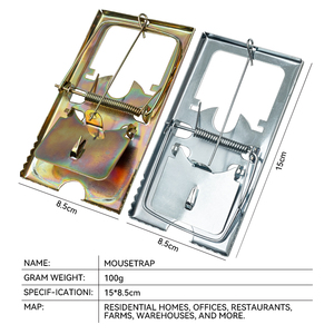 Bẫy chuột sắt có thể tái sử dụng. bẫy chuột có thể bắt chuột lớn mà không bị rỉ sét. Nhà máy bán hàng trực tiếp với giá thấp - Product Image 6
