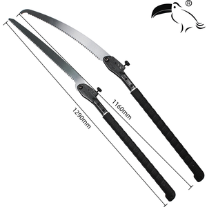 Sega Pieghevole Resistente con Denti Affilati su 3 Lati, Sega a Mano per Legno, Campeggio e Potatura, Manico in Alluminio - Product Image 6