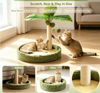 Lit de repos élégant et rétro pour chat, griffoir en carton ondulé, meuble décoratif pour chats de grande et moyenne taille