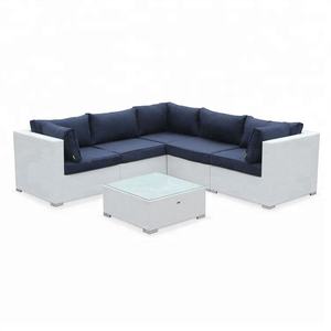 Meubles <span class=keywords><strong>de</strong></span> <span class=keywords><strong>jardin</strong></span> d'extérieur Ensembles <span class=keywords><strong>de</strong></span> canapés <span class=keywords><strong>en</strong></span> rotin synthétique Mobilier contemporain d'intérieur et d'extérieur <span class=keywords><strong>de</strong></span> haute qualité Offre Spéciale moderne - Product Image 4