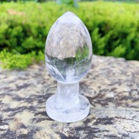 Énorme plug anal en acier inoxydable avec bijou cristallin en forme de cœur, stimulateur et godemiché, jouets sexuels pour femmes et couples