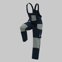Salopette de travail robuste pour hommes, uniforme professionnel, vente en gros, vêtements de chantier avec plusieurs poches, matière respirante en poly/coton