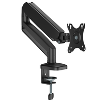 Support d'écran LCD réglable à bras unique de haute qualité pour bureau, support de moniteur à bras unique, support d'écran