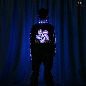 DMX Wireless Controlled Waterproof Led Suit Costume for <strong>Jetpack</strong>, Waterproof Snow Borad Ski Led Costume - Product Image 3