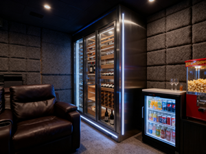 Nhiệm vụ nặng nề 304 thép không gỉ với gia cố kệ và thời gian dài cửa ổn định nhiệt độ không đổi Tủ rượu - Product Image 2