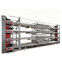 Prix d'usine Équipement avicole : Cages en batterie entièrement automatiques de type H pour poules pondeuses