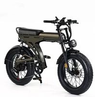 Vélo de montagne électrique pour adultes personnalisable avec pneus neige 20*4, moteur arrière, batterie lithium, double suspension, freins à disque doubles, vélo de ville