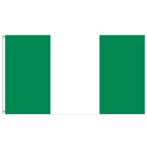 Nigeria Vlag Groothandel Custom All Country Nationale Vlag 3X5 Ft Outdoor Opknoping Polyester Vezel Snelle Levering Aangepast - Product Image 1