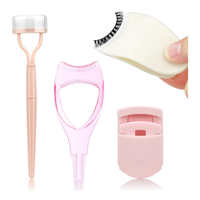 Hot Selling 4 in 1 Lash Separator Tool Cosmetic Makeup False Lash Clip Mascara Comb 4Pcs Eyelash Applicator Tool Kit