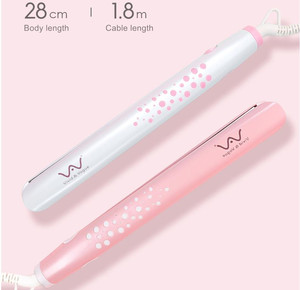 VAV-030 Original Vivid Vogue 2 en 1 Lisseur et boucleur de cheveux en céramique Chauffage PTC rose blanc Lisseur de cheveux - Product Image 4