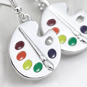 Orecchini Creativi a Forma di Paletta per Donne, Gioielli Artistici Unici per l'Uso Quotidiano - Product Image 5